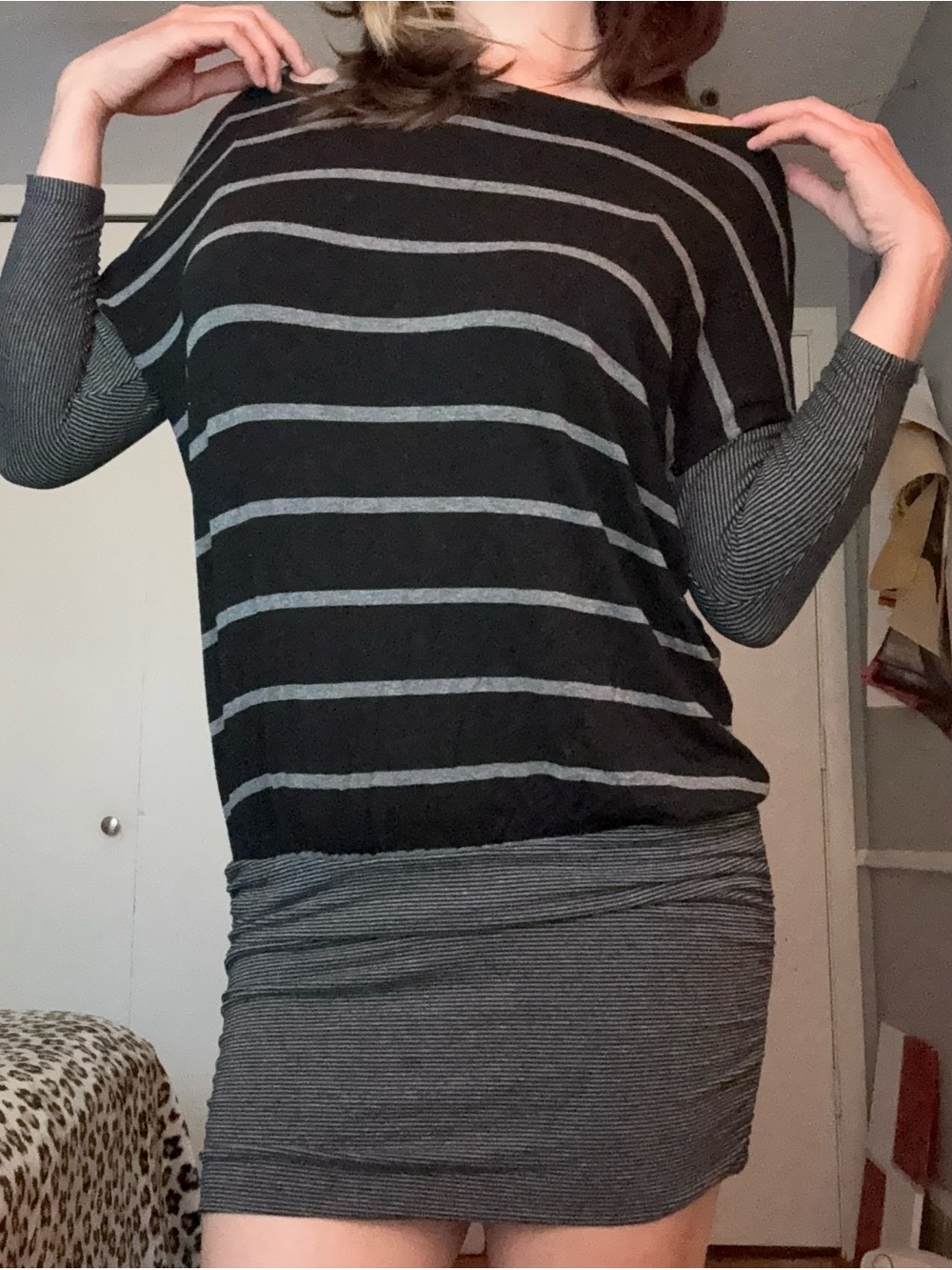 Michael Stars top/dress with ruched